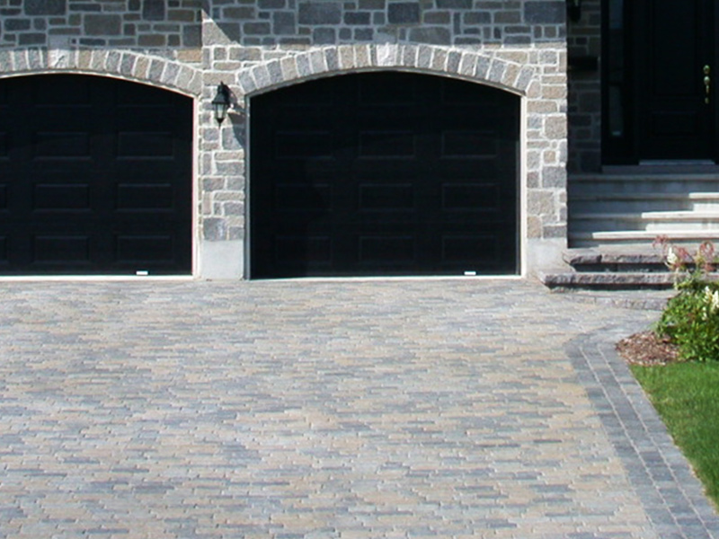 Pose de pavé uni dans une maison